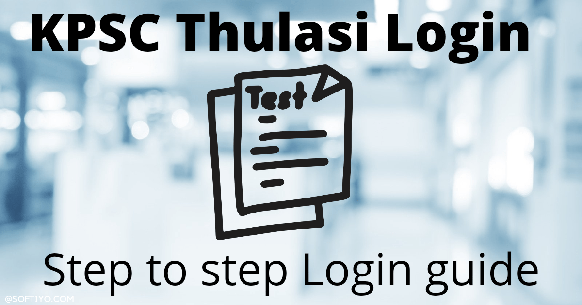 KPSC Thulasi Login