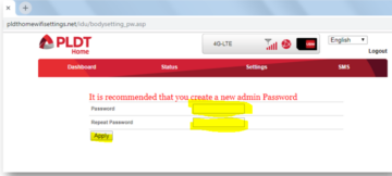 change PLDT WIFI Password